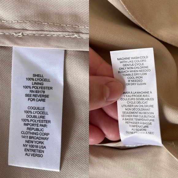 NWT Elie Tahari Open-front Casual Trench Coat S Beige/Cream - Picture 12 of 14